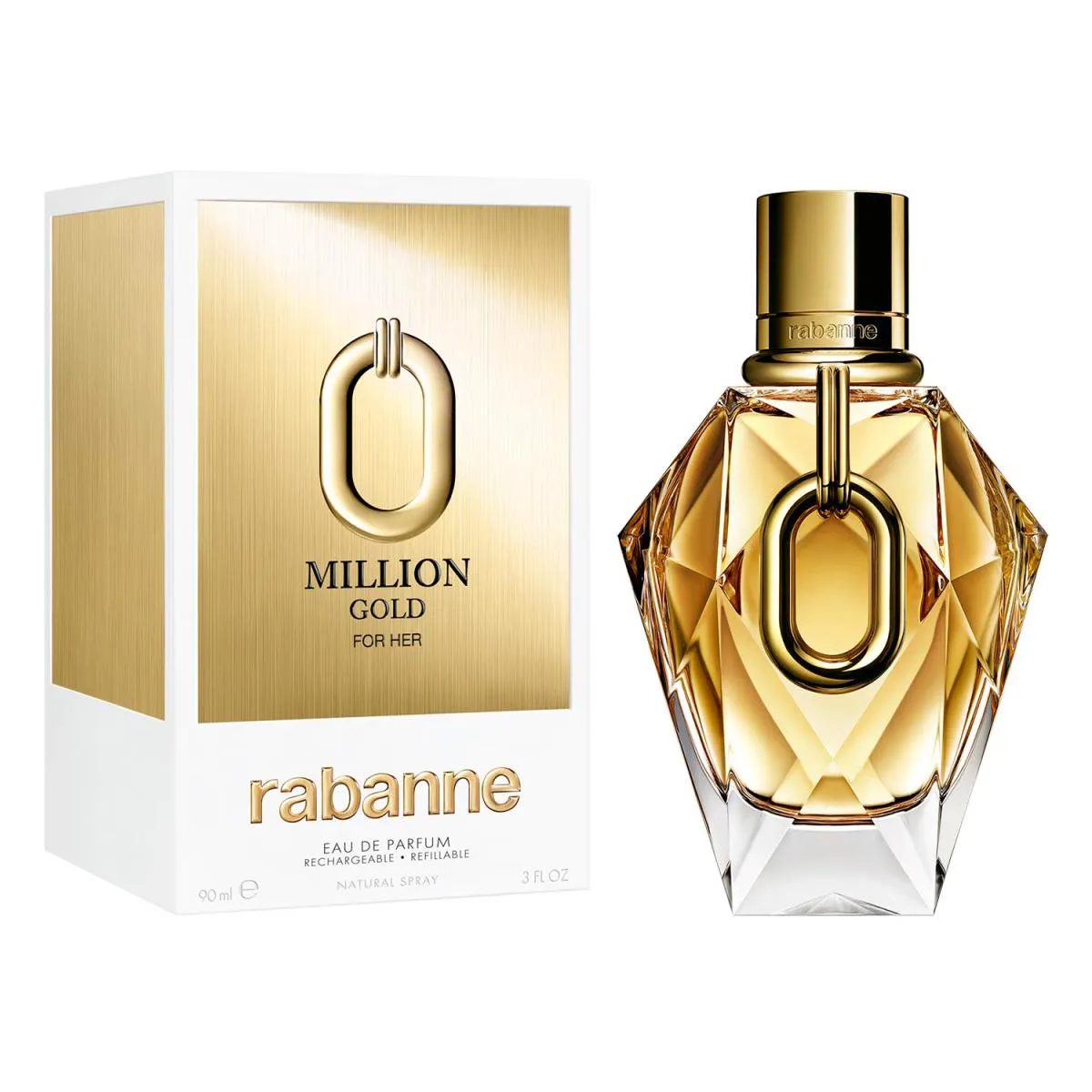 RABANNE MILLION GOLD FOR HER EAU DE PARFUM 90ML FEMININO