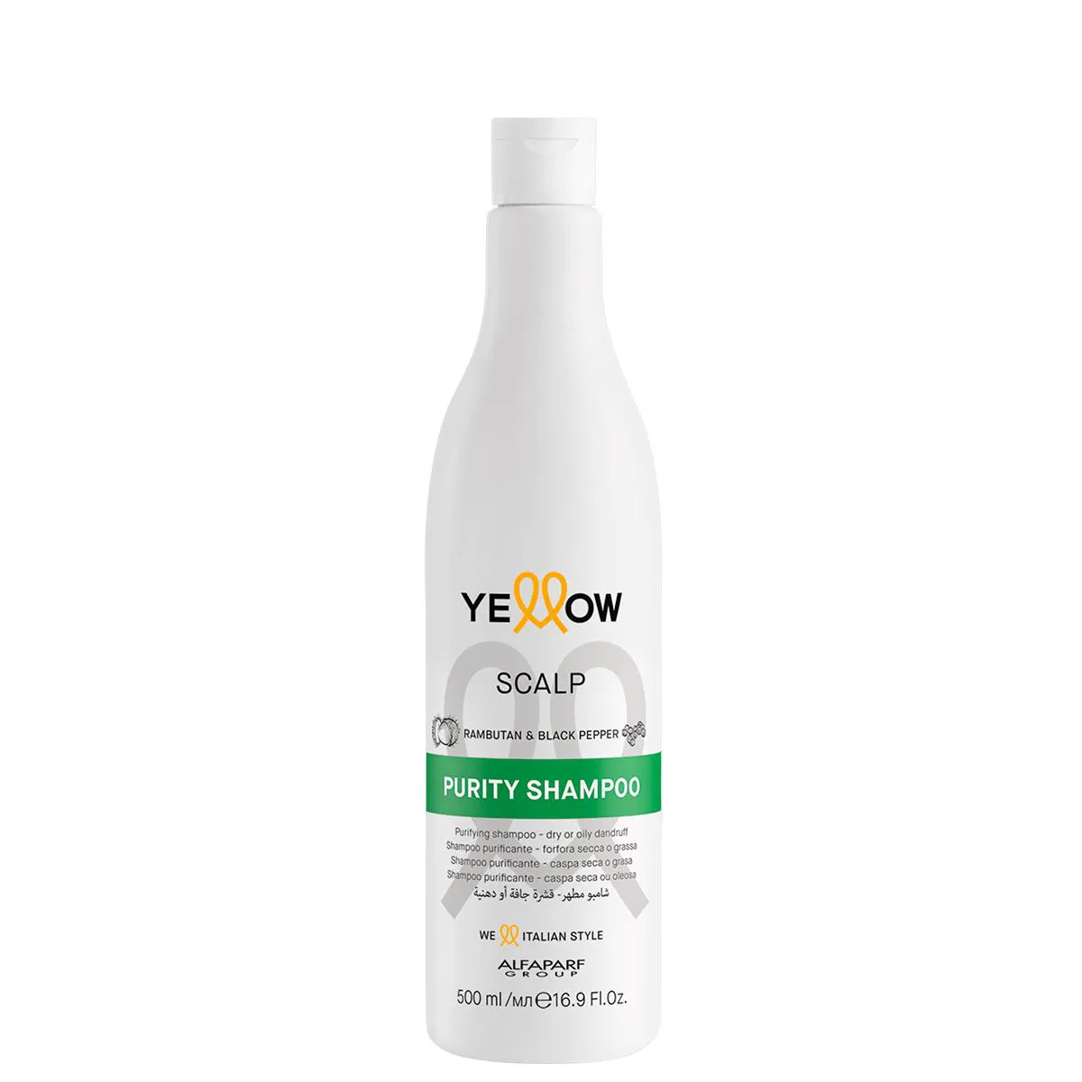 SHAMPOO SCALP PURITY  500ML- YELLOW