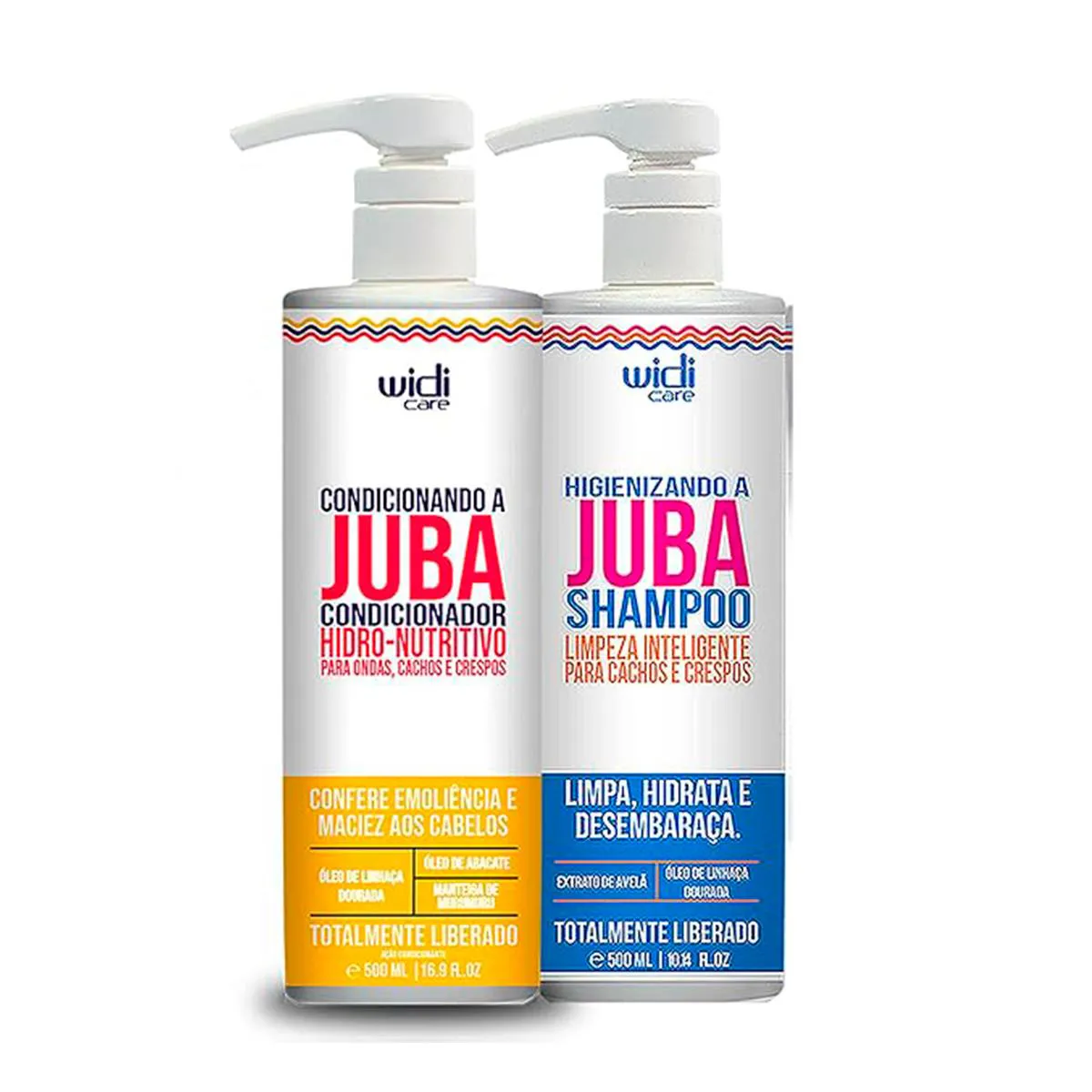Kit Widi Care Juba Shampoo 500ml + Condicionador 500ml