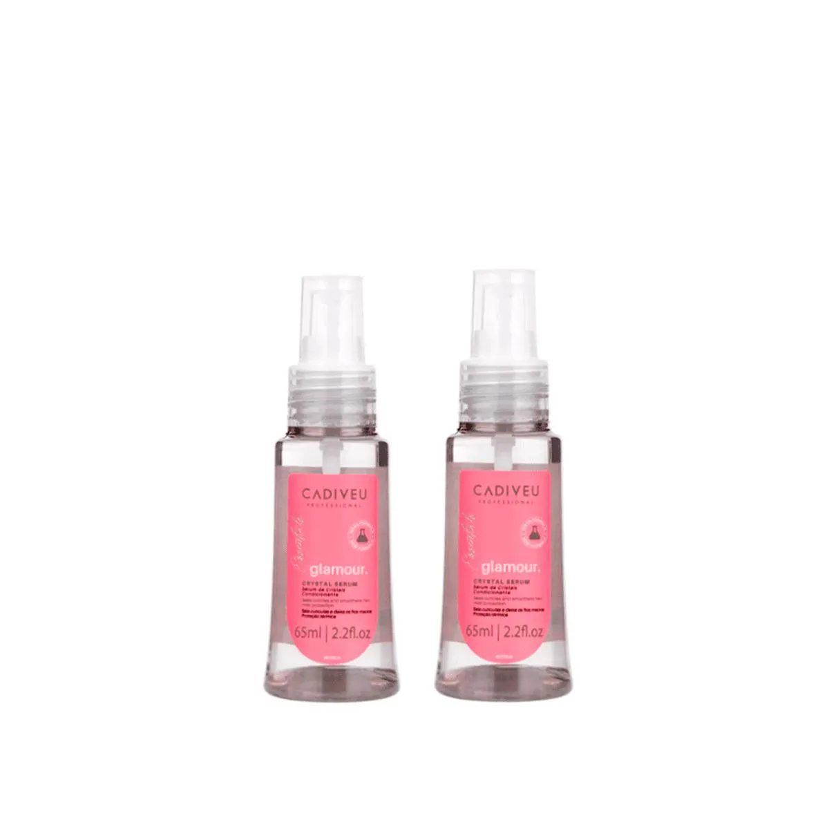 KIT 2 REPARADORES GLAMOUR 65ML - CADIVEU PROFISSIONAL