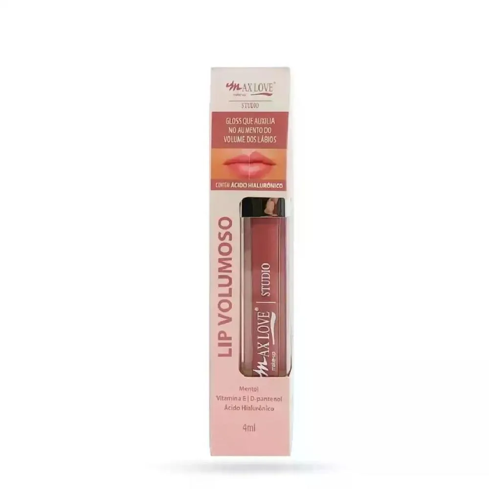 GLOSS LIP VOLUMOSO 3EM1 COR 2 MAX LOVE 4ML