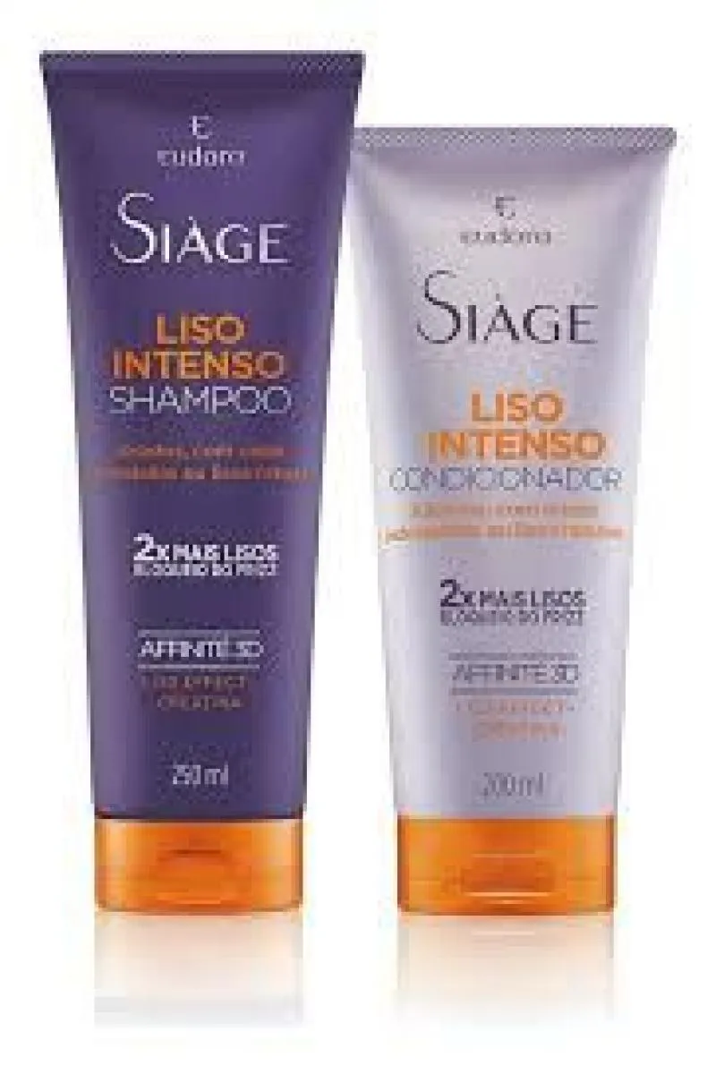 KIT SIàGE LISO INTENSO: SHAMPOO + CONDICIONADOR