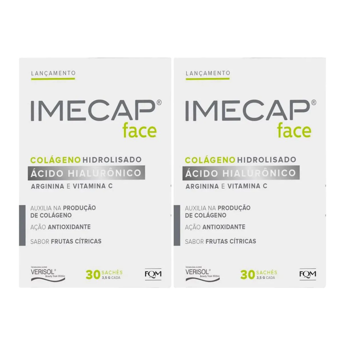 KIT C2 SUPLEMENTO COLáGENO IMECAP FACE EM SACHêS - FQM