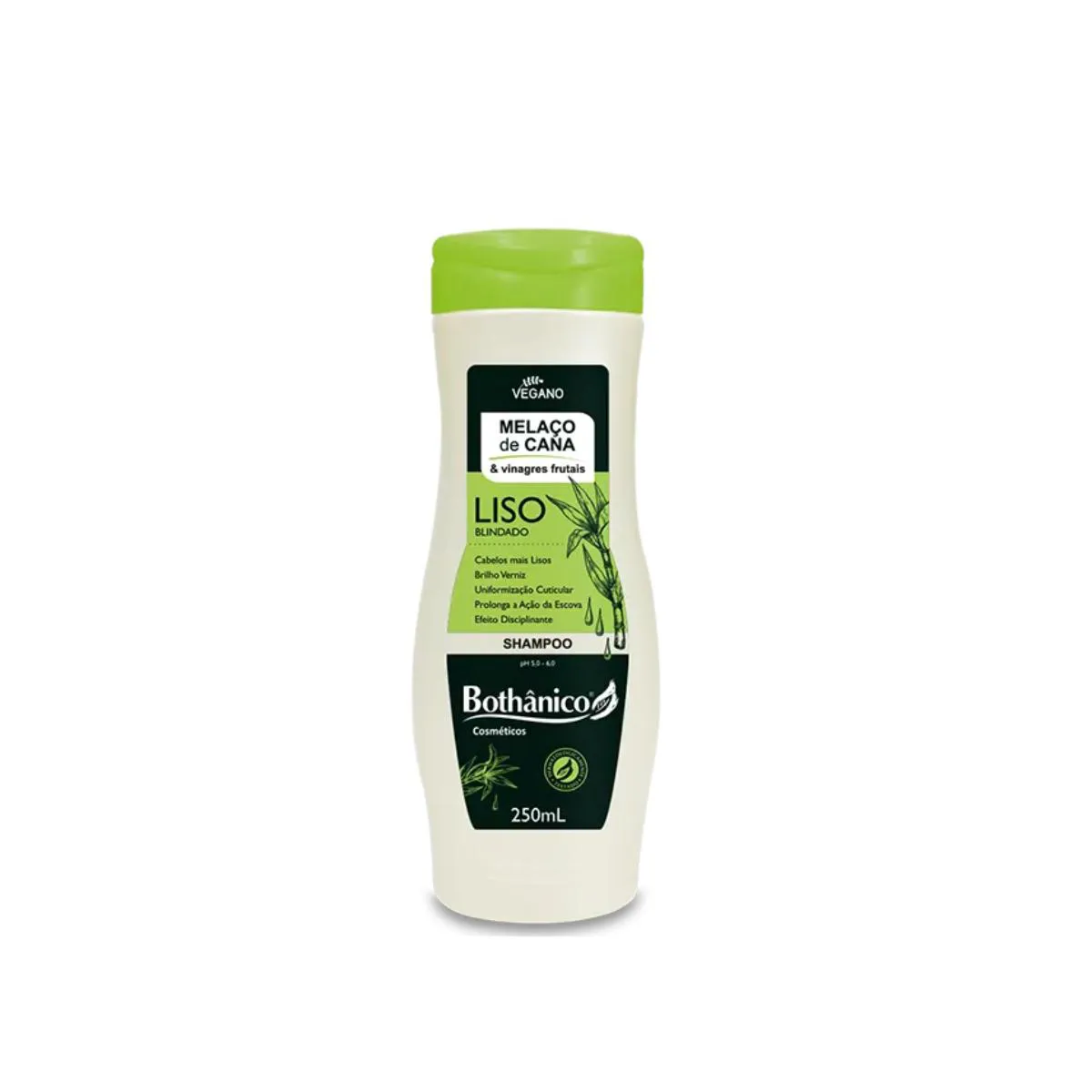 SHAMPOO LISO MELAçO DE CANA 250ML  BOTHâNICO