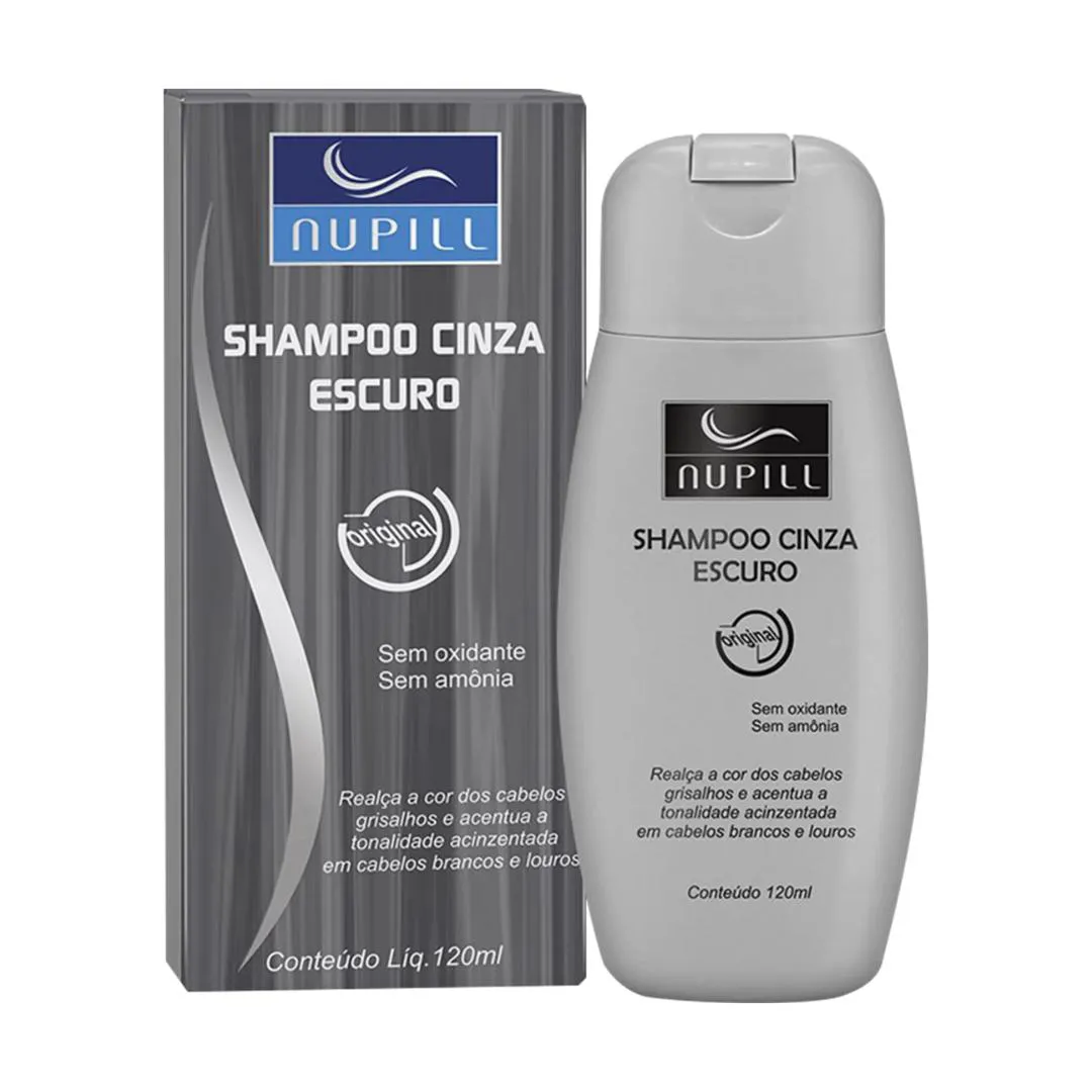 SHAMPOO CINZA ESCURO 120ML – NUPILL