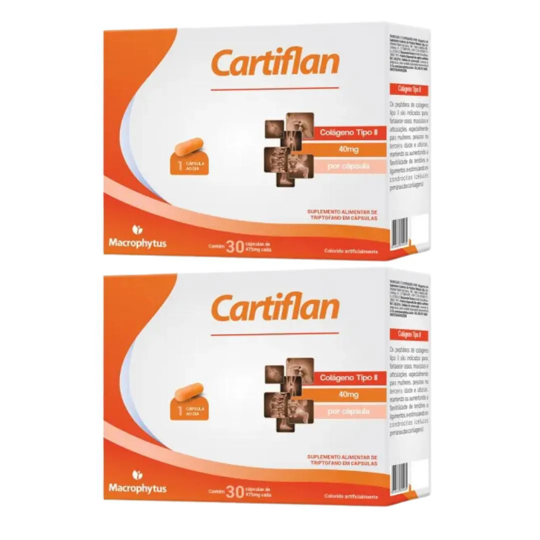KIT C2 SUPLEMENTO ALIMENTAR CARTIFLAN 30 CAPS – MACROPHYTUS