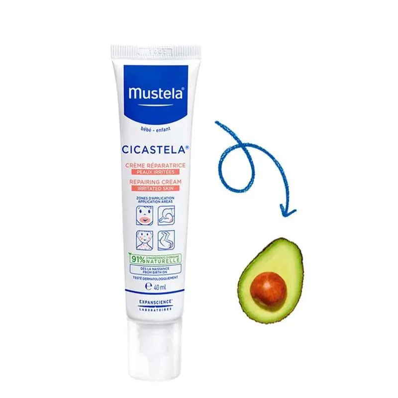 CREME REPARADOR HIDRATANTE MUSTELA CICASTELA PARA BEBê 40ML
