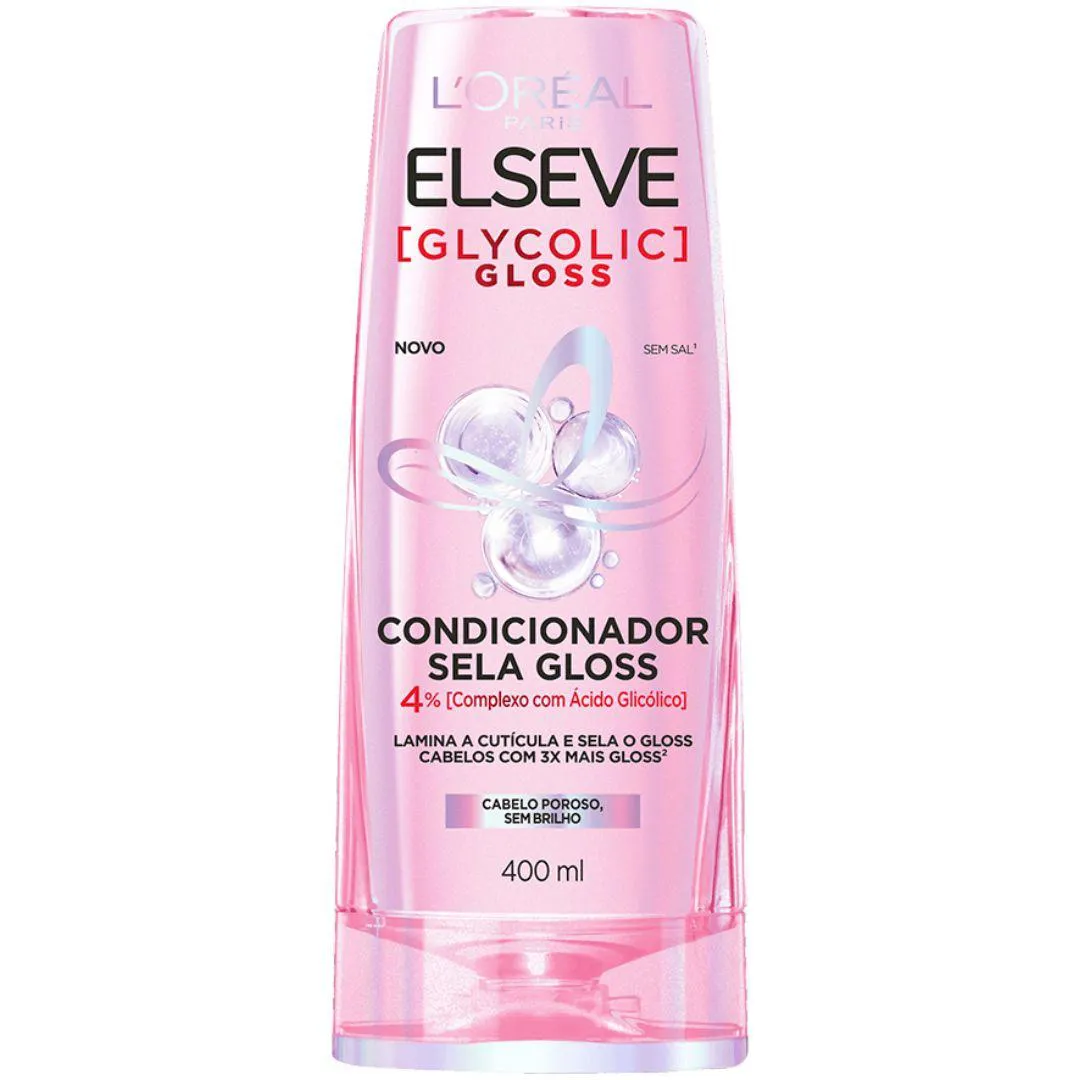CONDICIONADOR GLYCOLIC GLOSS ELSEVE 400ML