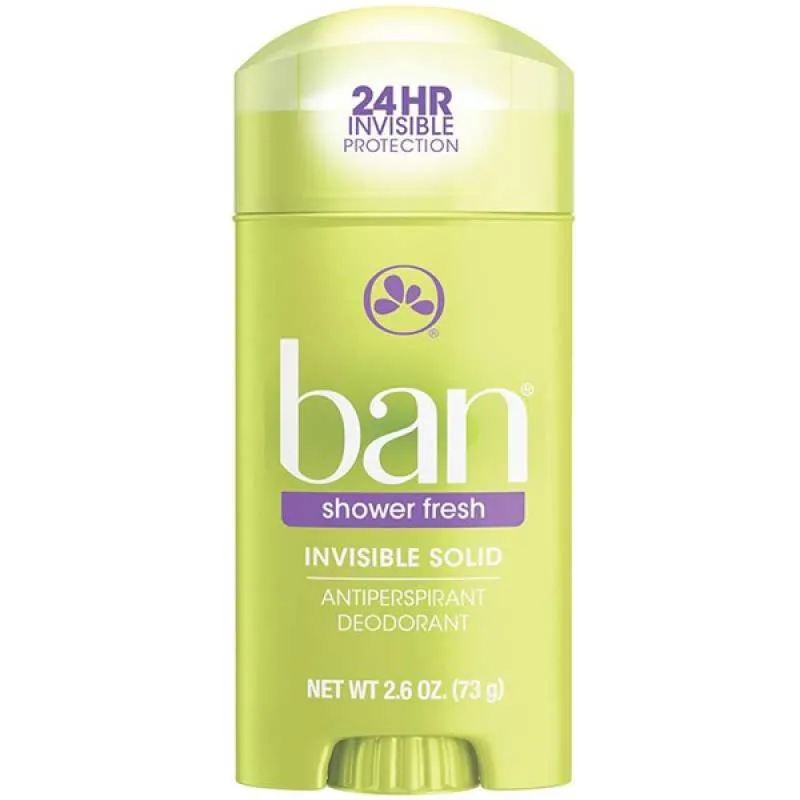 DESODORANTE STICK BAN SHOWER FRESH INVISIBLE SOLID 73G