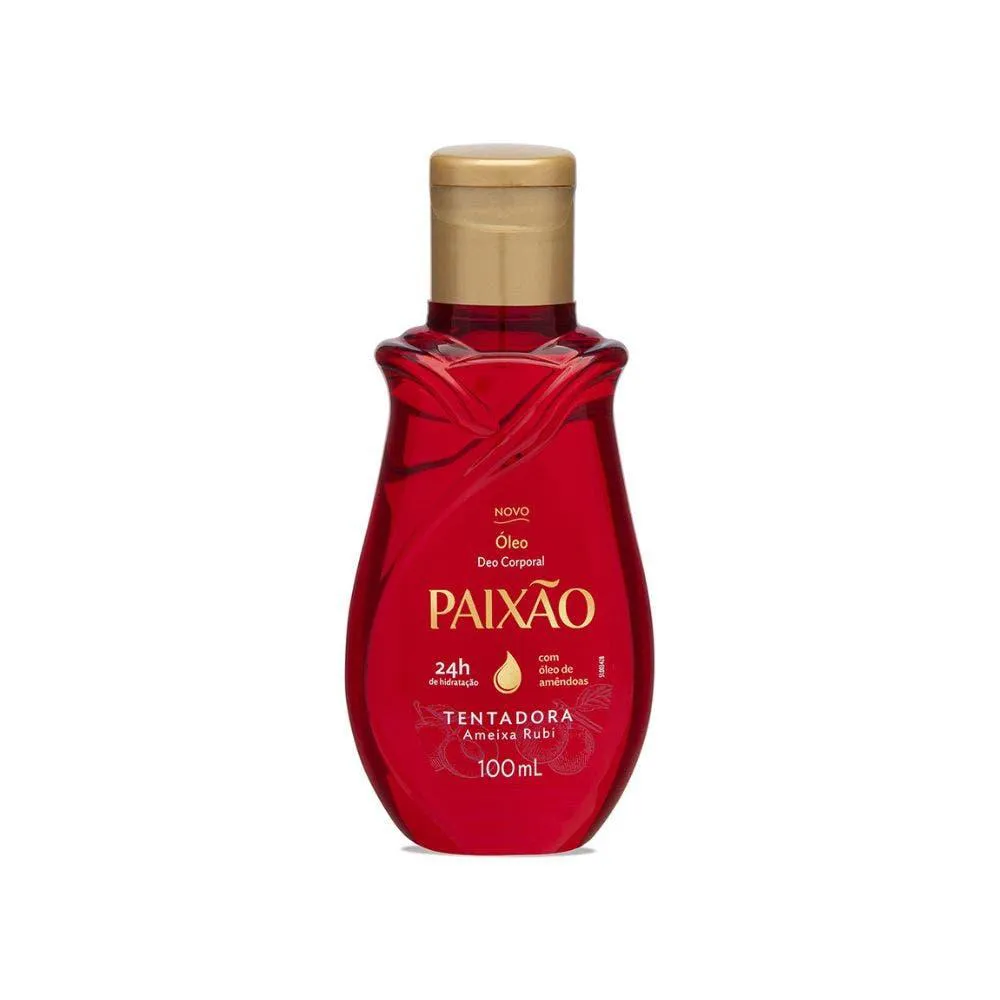 ÓLEO CORPORAL DE AMêNDOAS PAIXãO TENTADORA AçãO DESODORANTE 100ML