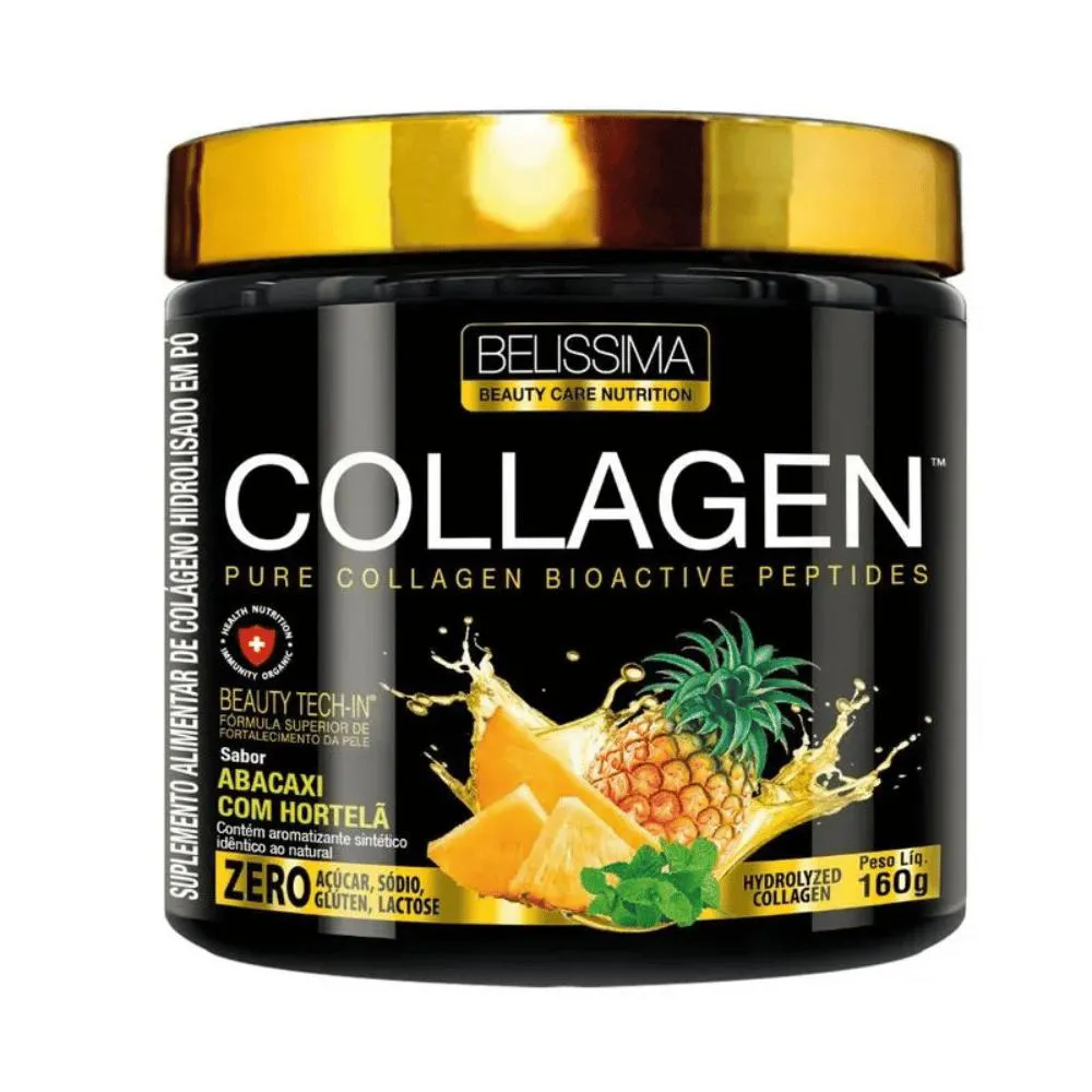 COLAGENO PURO BELÍSSIMA ABAC C/HORTELÃ160G