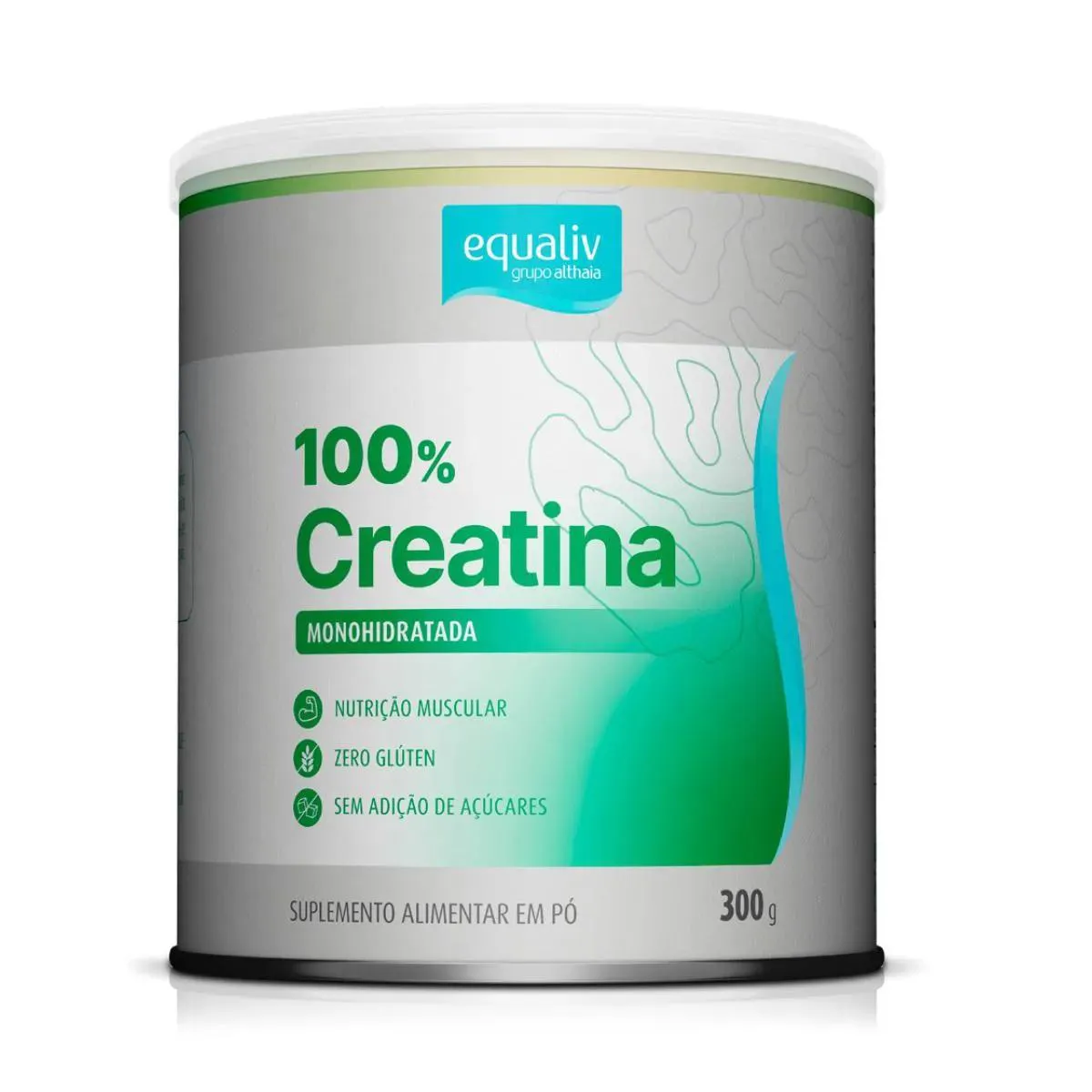 SUPLEMENTO EQUALIV 100% CREATINA MONOHIDRATADA MúSCULO 300G
