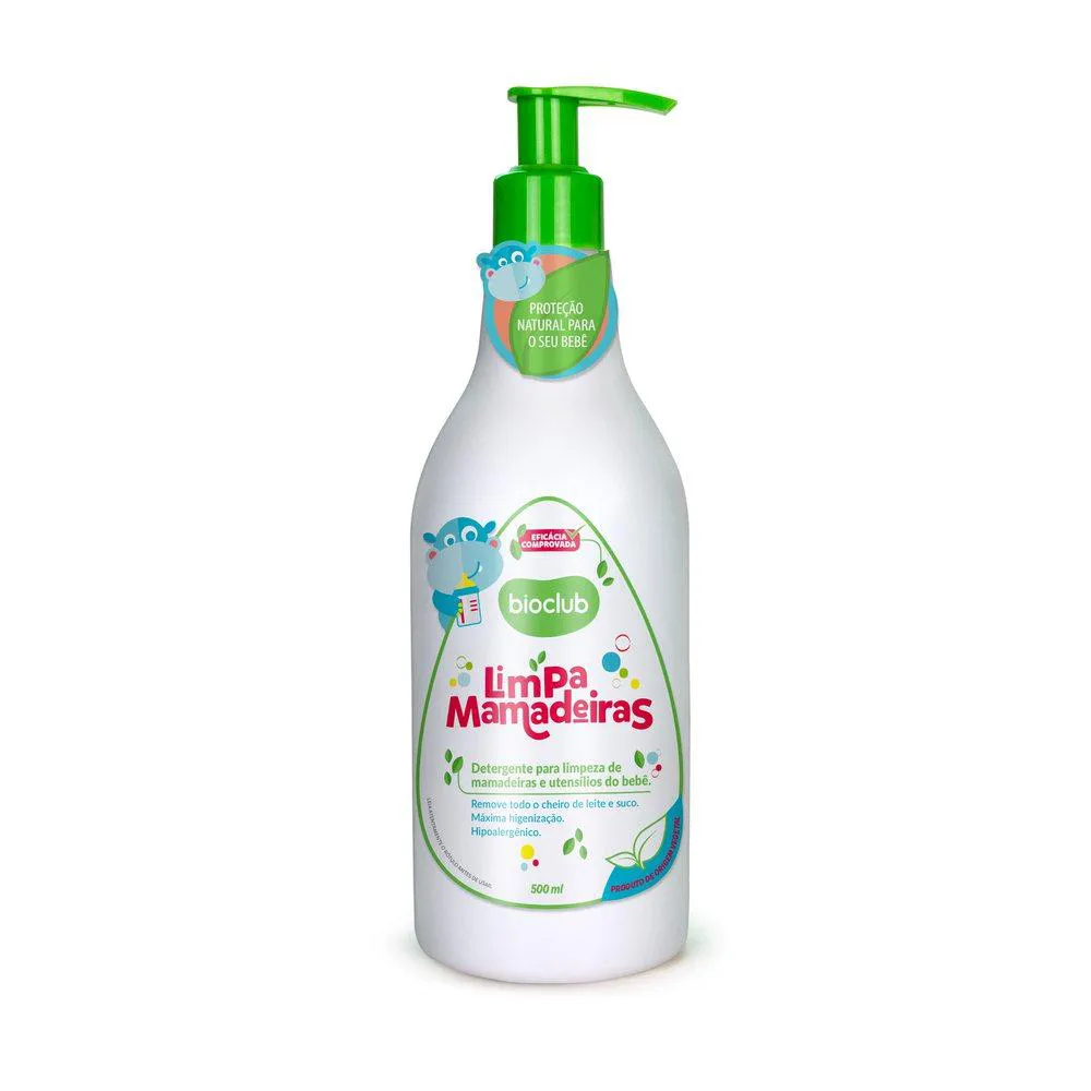 DETERGENTE DE MAMADEIRAS ORGâNICO - LIMPA MAMADEIRAS BIOCLUB® 500ML