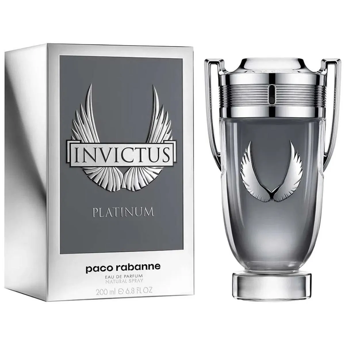 PERFUME PACO RABANNE INVICTUS PLATINUM MASCULINO EAU DE PARFUM 200ml