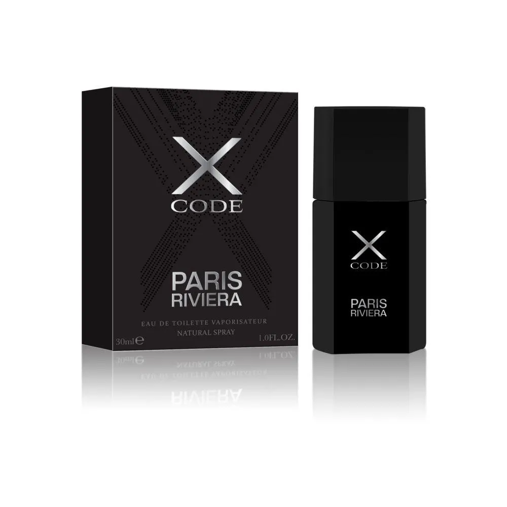 PARIS RIVIERA CODE X MASCULINO EAU DE TOILETTE 30ML