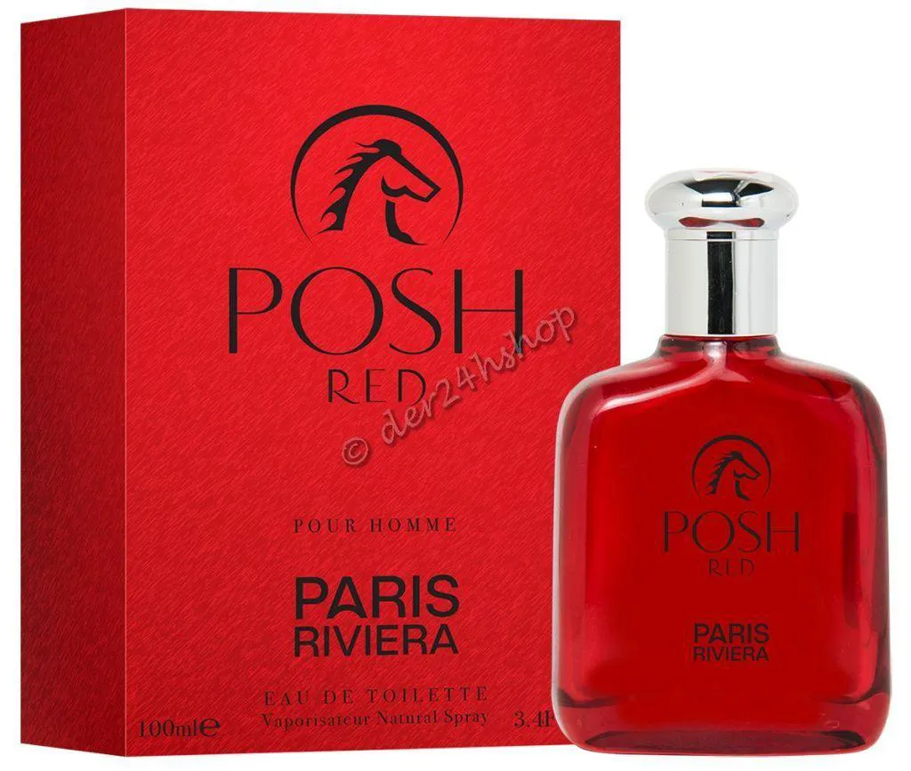 PARIS RIVIERA POSH RED MASCULINO EAU DE TOILETTE 100ML