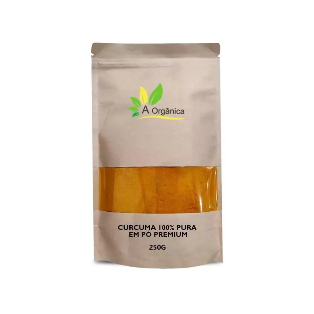 KIT 3 CúRCUMA 100% PURA EM Pó  PREMIUM 250G À ORGâNICA