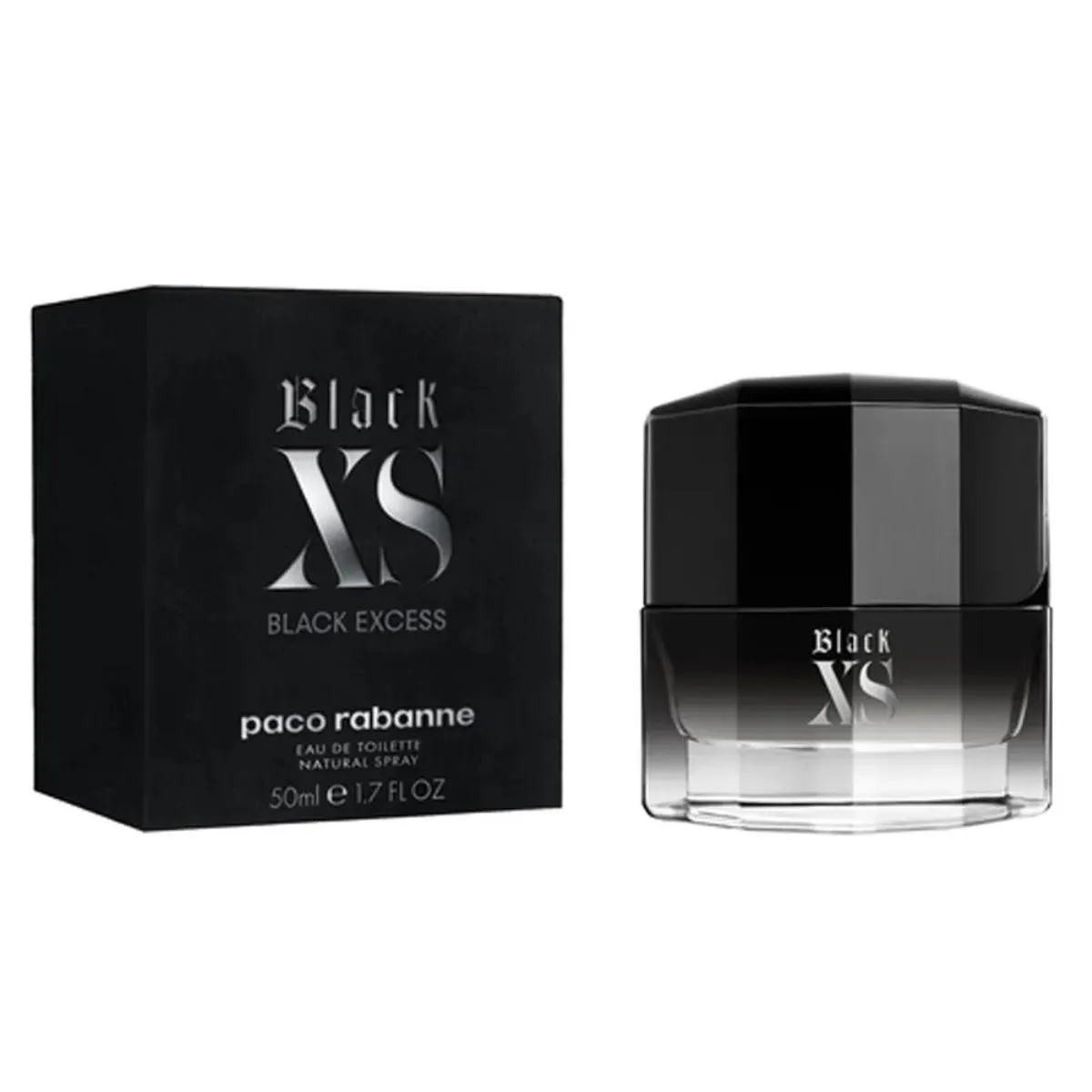 PERFUME PACO RABANNE BLACK XS MASCULINO EAU DE TOILETTE 50ml