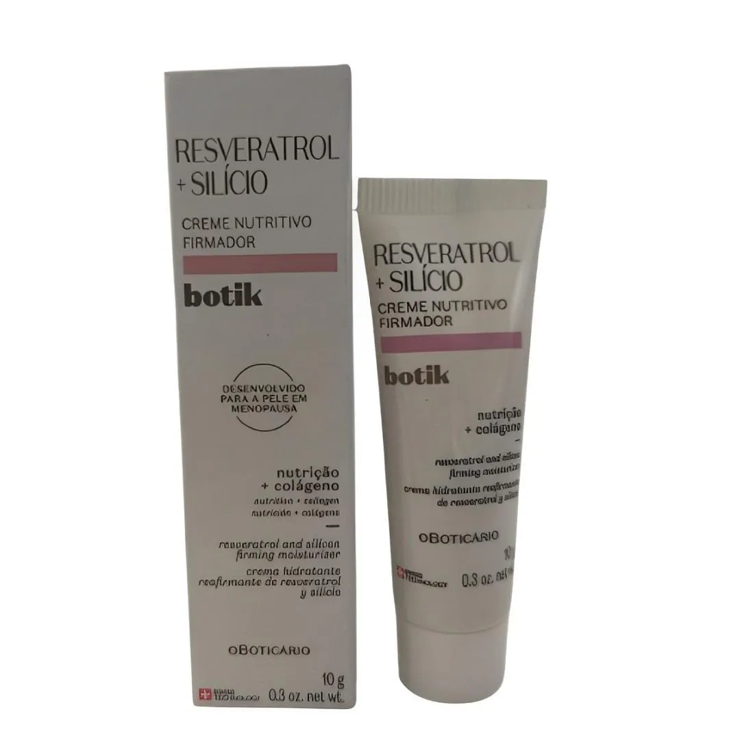 O BOTICARIO BOTIK CREME NUTRITIVO RESVERATROL + SILÍCIO 10G