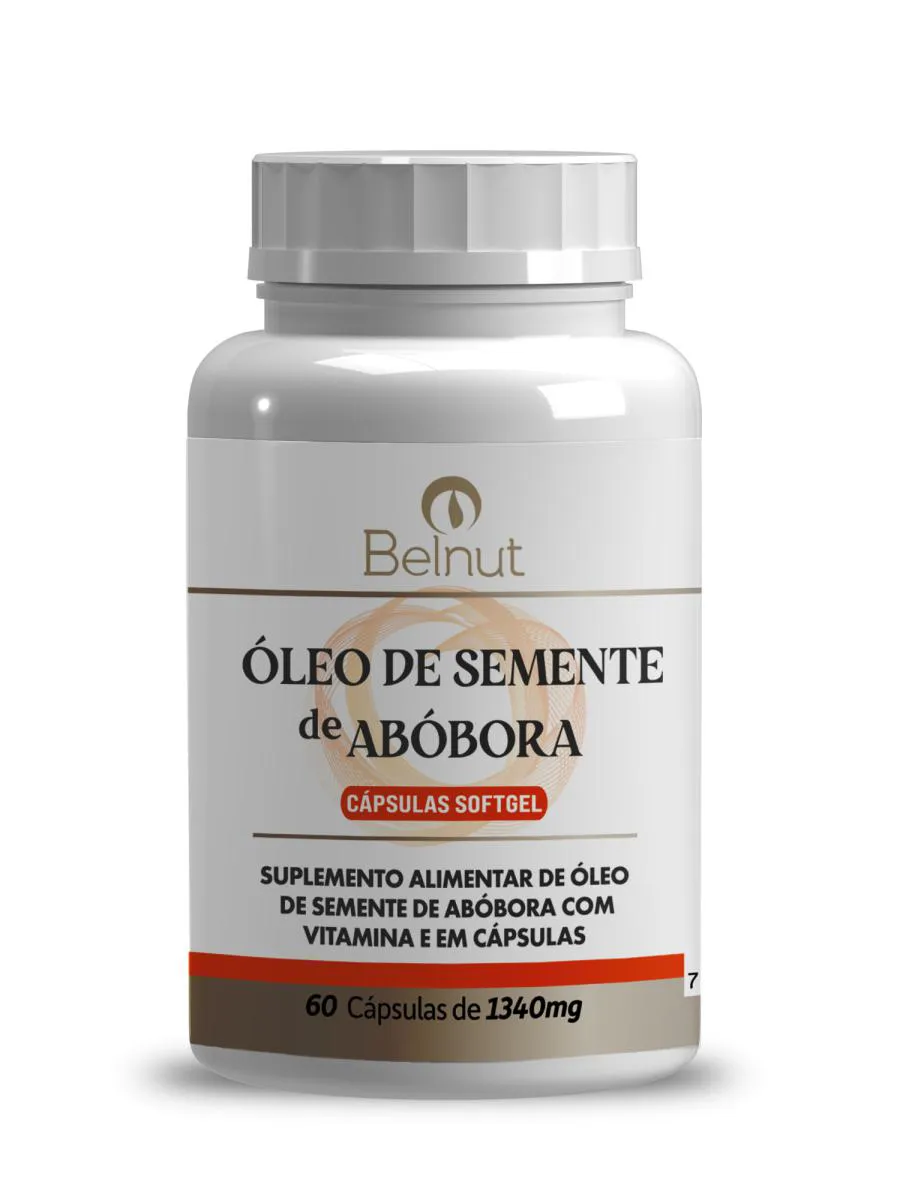 ÓLEO DE SEMENTE DE ABOBORA BELNUT 60 CAPS SOFTGEL 1340MG