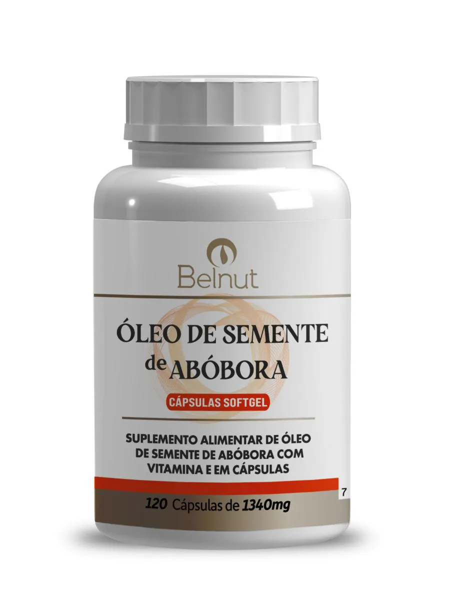ÓLEO DE SEMENTE DE ABOBORA BELNUT 120 CAPS SOFTGEL 1340MG