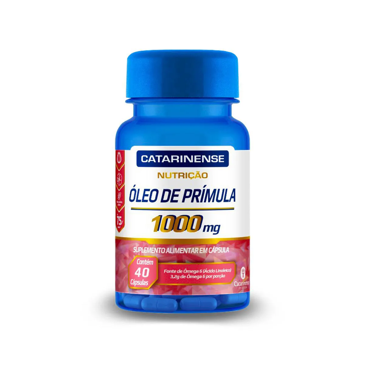 ÓLEO DE PRíMULA 1000MG - CATARINENSE 40 CáPSULAS