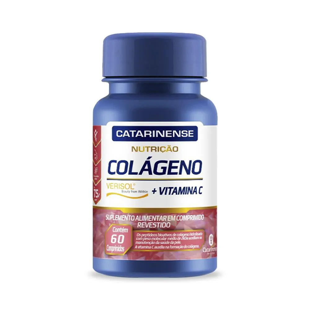 COLáGENO VERISOL + VITAMINA C CATARINENSE 60 CáPSULAS