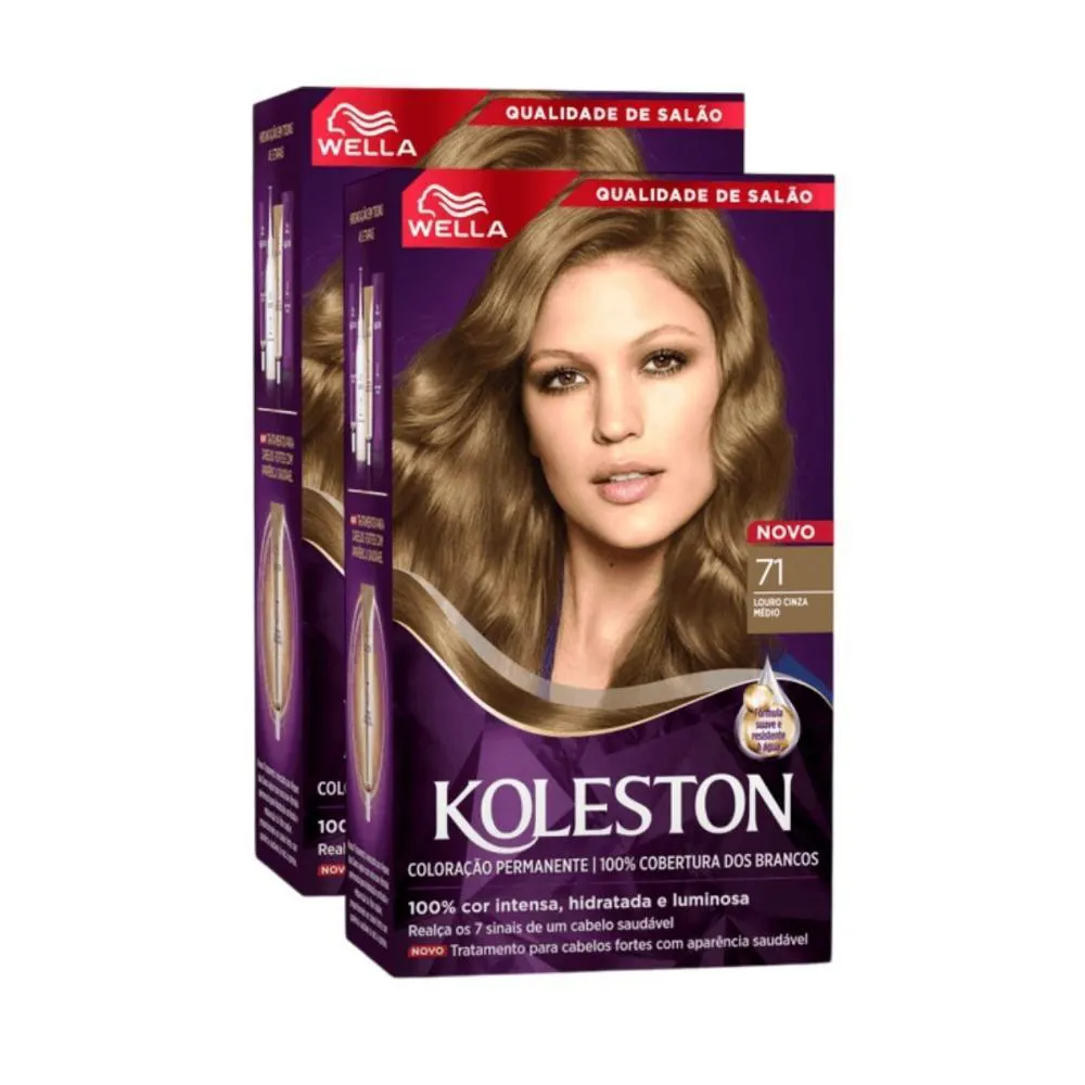 KIT DUO KOLESTON COLR LOURO CZ MEDIO 71 55G