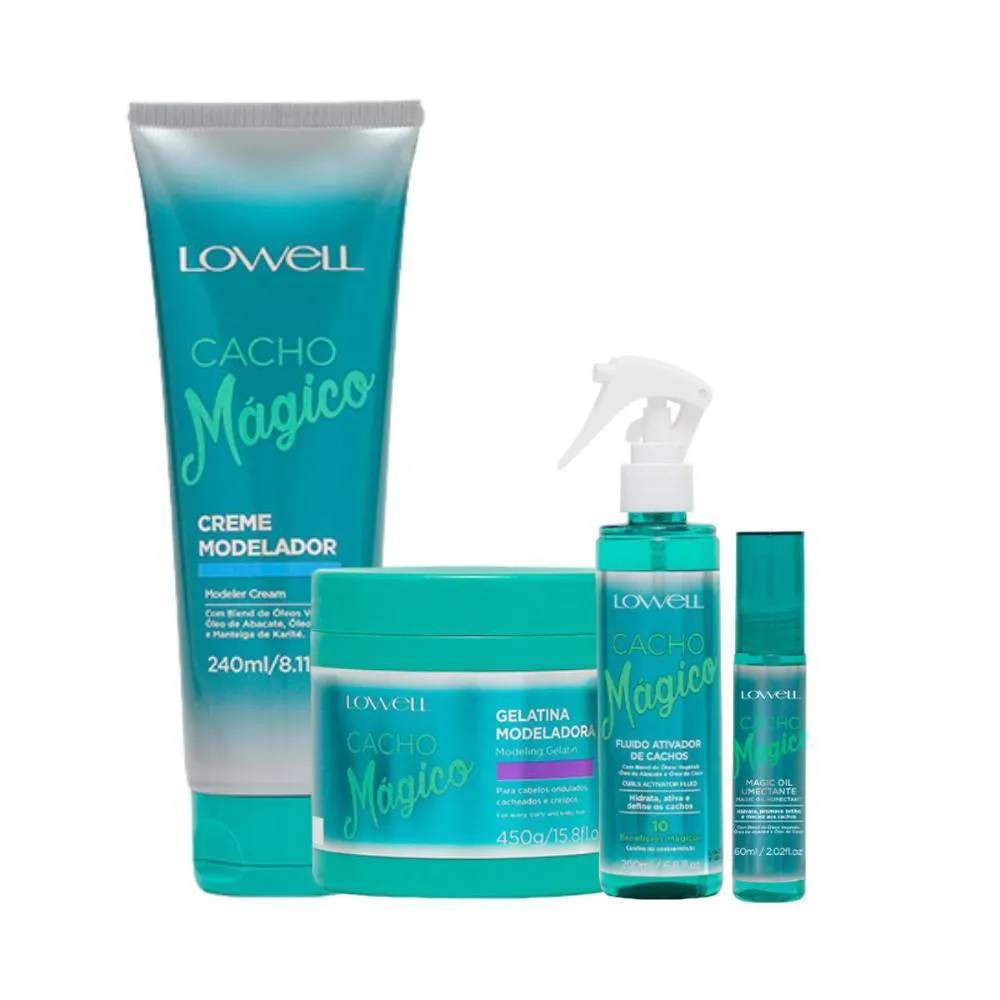 KIT LOWELL CACHO MáGICO PARA PENTEAR HOMECARE