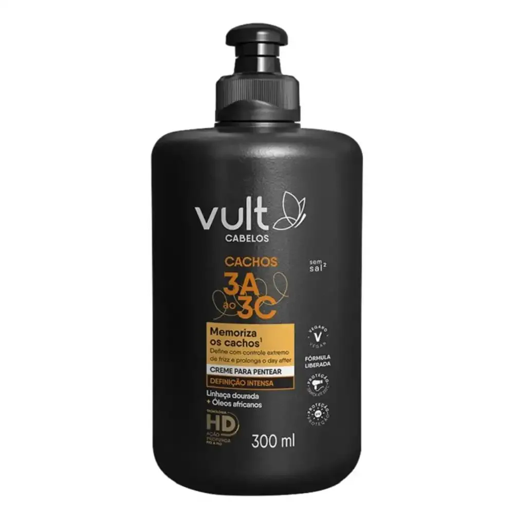 CREME DE PENTEAR CACHOS DEFINIçãO INTENSA VULT 300ML