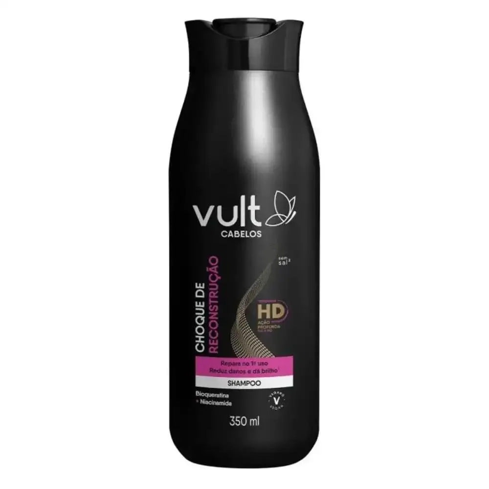 SHAMPOO CHOQUE DE RECONSTRUçãO VULT 350ML