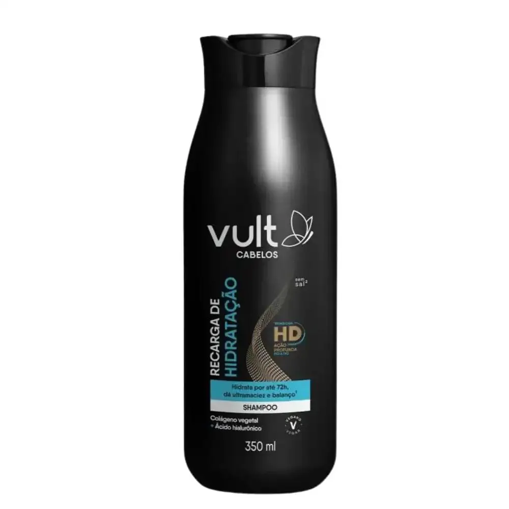 SHAMPOO RECARGA DE HIDRATAçãO VULT 350ML