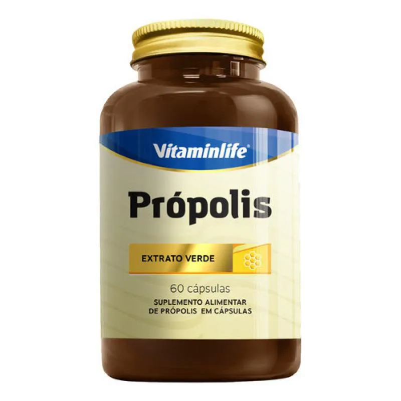 PRóPOLIS (EXTRATO VERDE) - 60 CáPSULAS - VITAMINLIFE