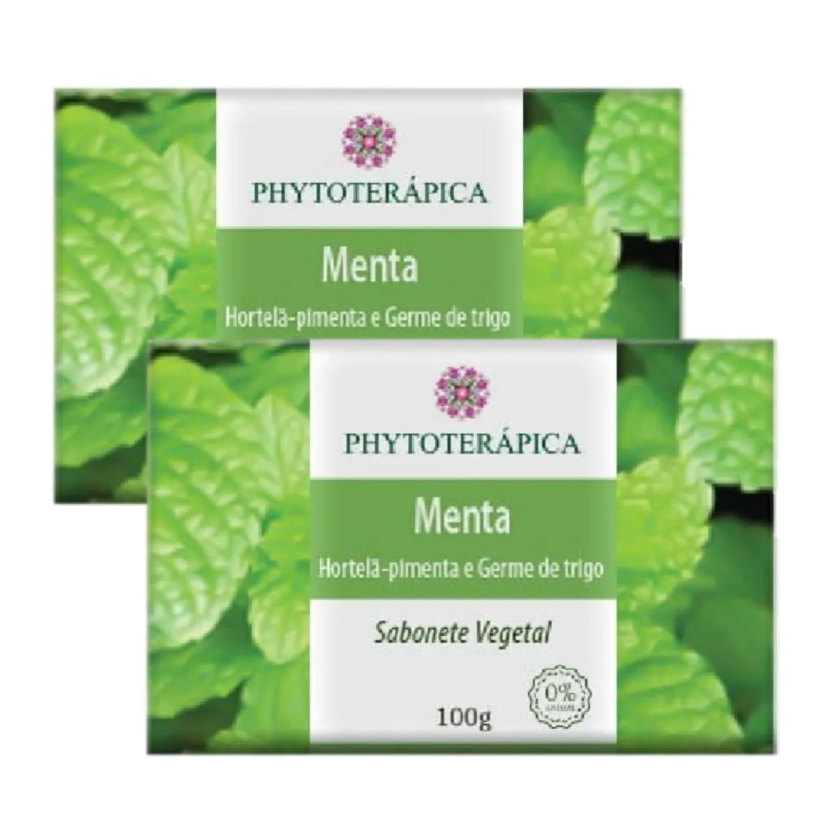 2X SABONETE DE MENTA E GERME DE TRIGO - PHYTOTERAPICA