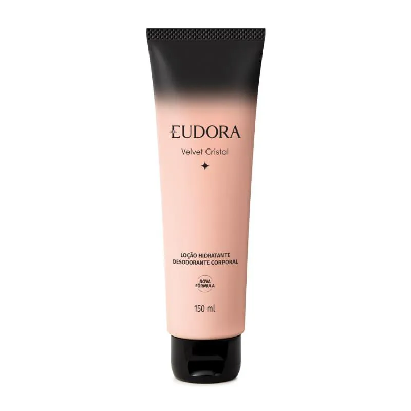 LOçãO CORPORAL DESODORANTE HIDRATANTE VELVET CRISTAL EUDORA 150ML