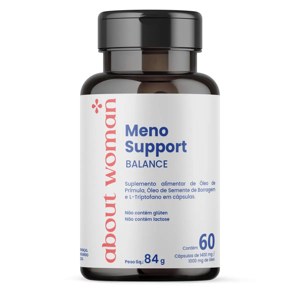 MENO SUPPORT BALANCE SUPLEMENTO ALIMENTAR ABOUT WOMAN 60 CáPSULAS