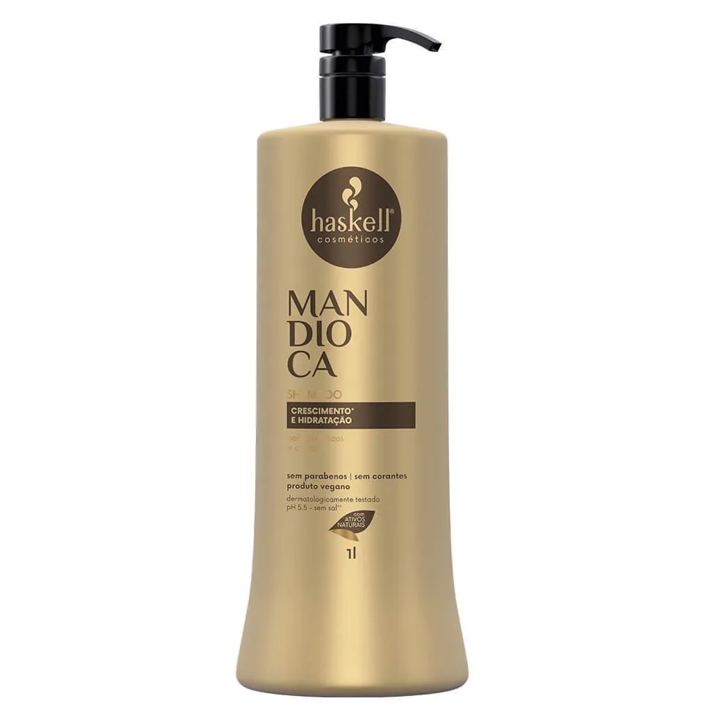 SHAMPOO MANDIOCA 1L - HASKELL COSMéTICOS
