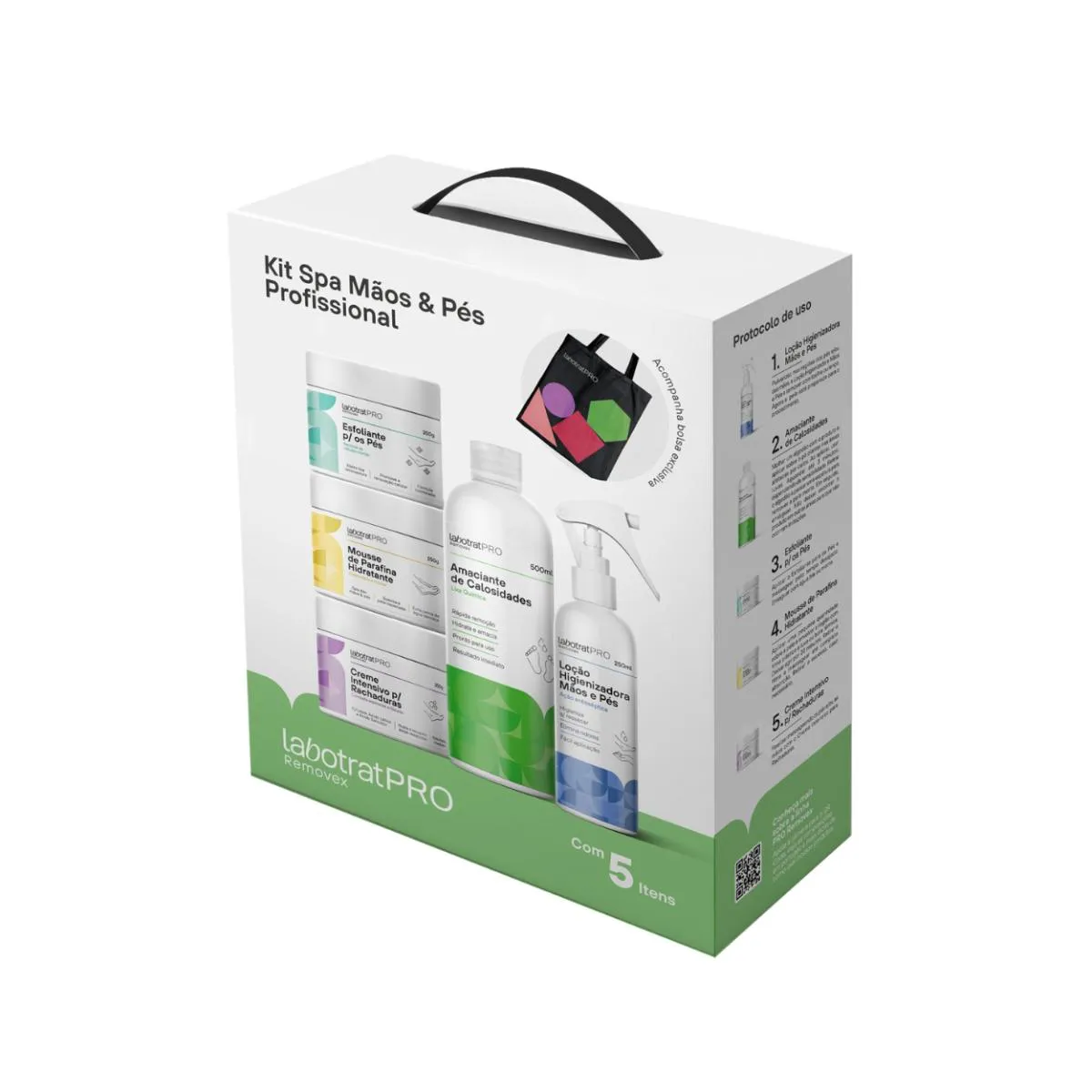 KIT CUIDADO SPA MãOS E PéS PROFISSIONAL HIDRATAçãO LABOTRAT