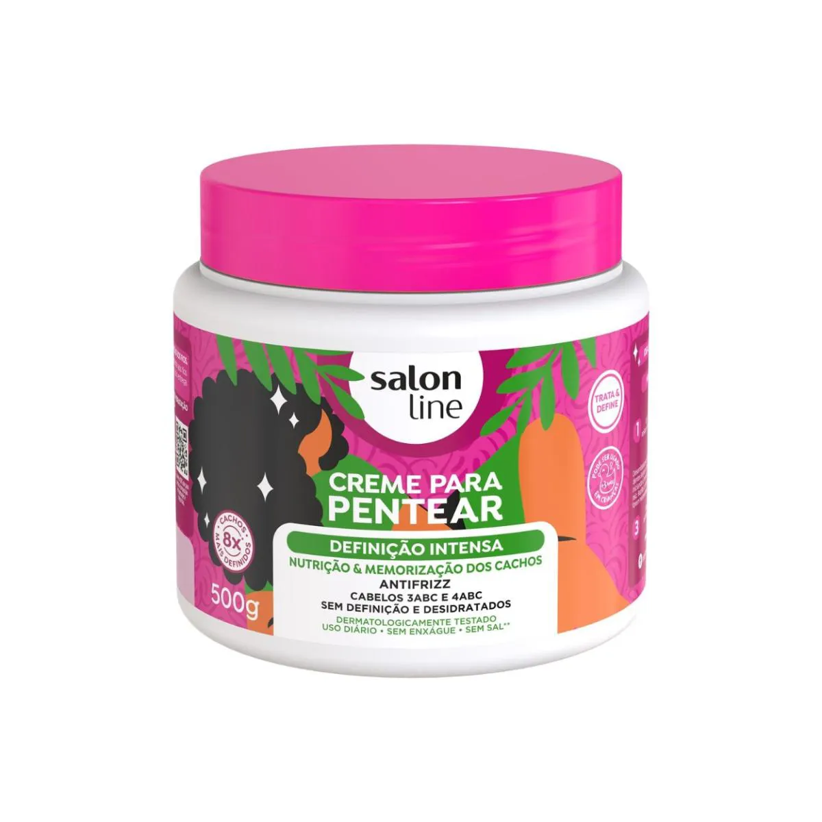 CREME DE PENTEAR NUTRIçãO DEFINIçãO INTENSA SALON LINE 500G