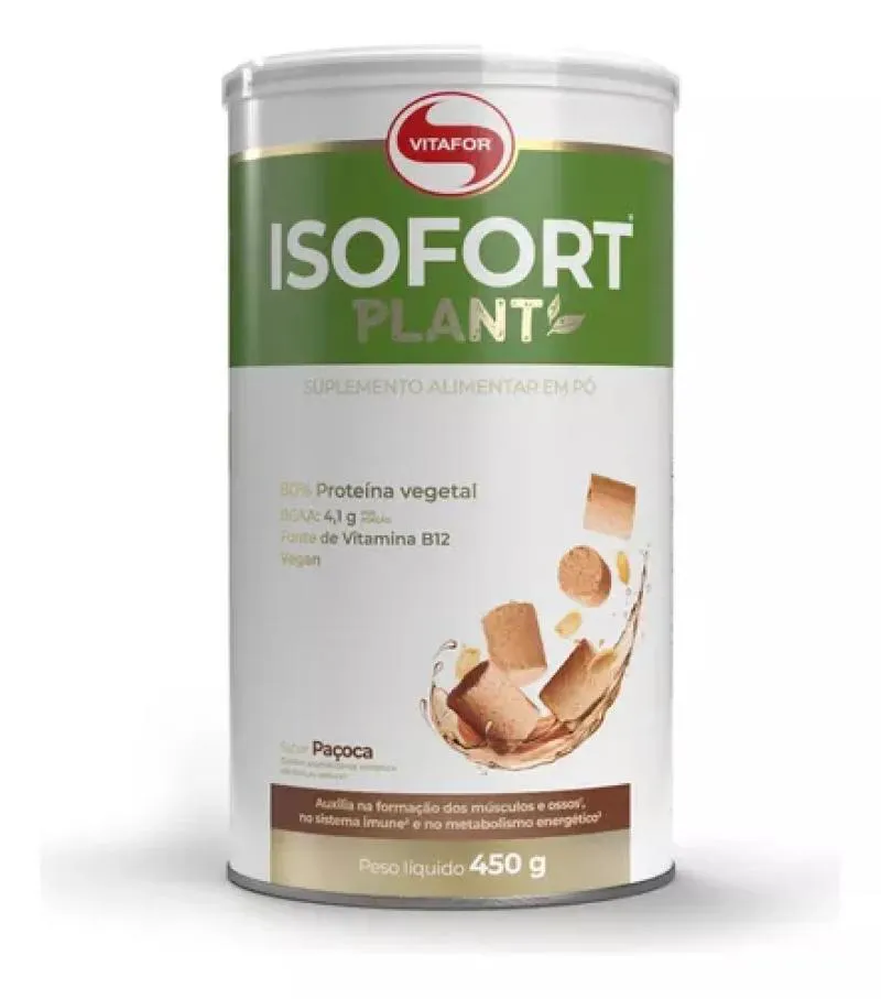 ISOFORT PLANT 450G PROTEíNA SABOR PAçOCA VITAFOR