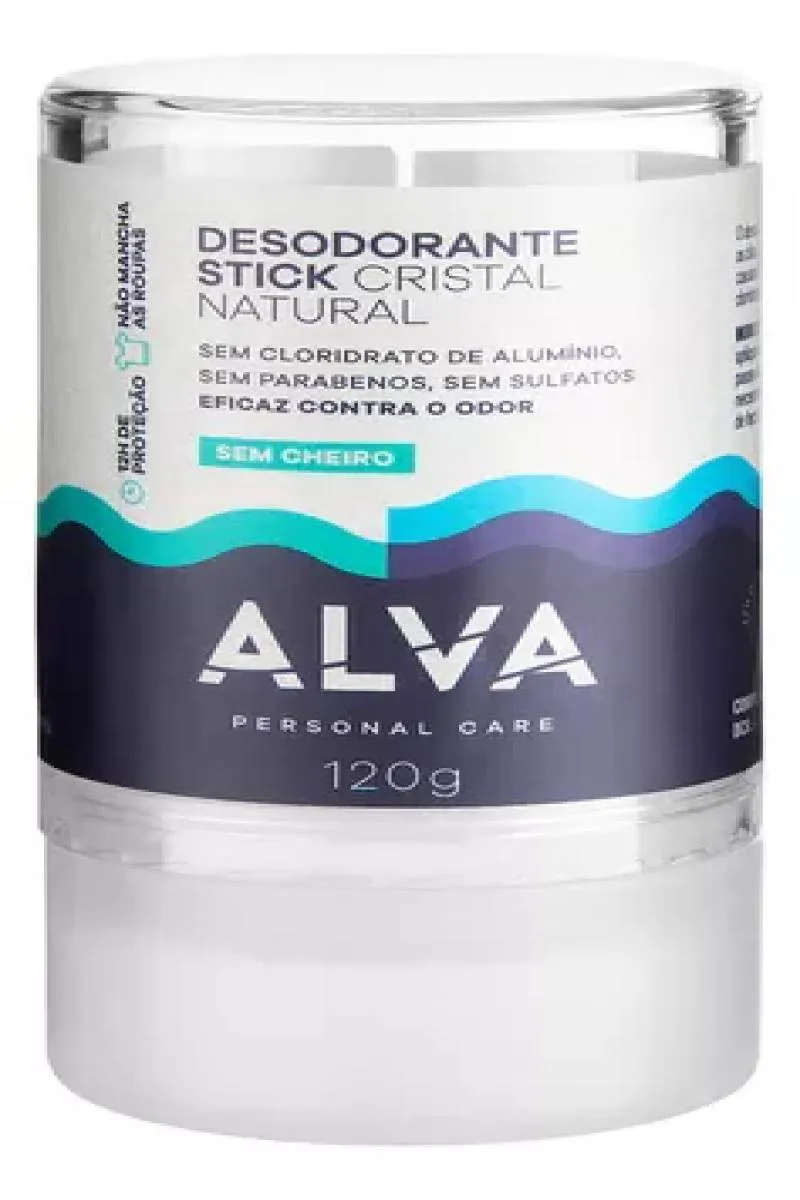 DESODORANTE PEDRA KRISTALL DEO STICK SENSITIVE ALVA VEGANO 120G