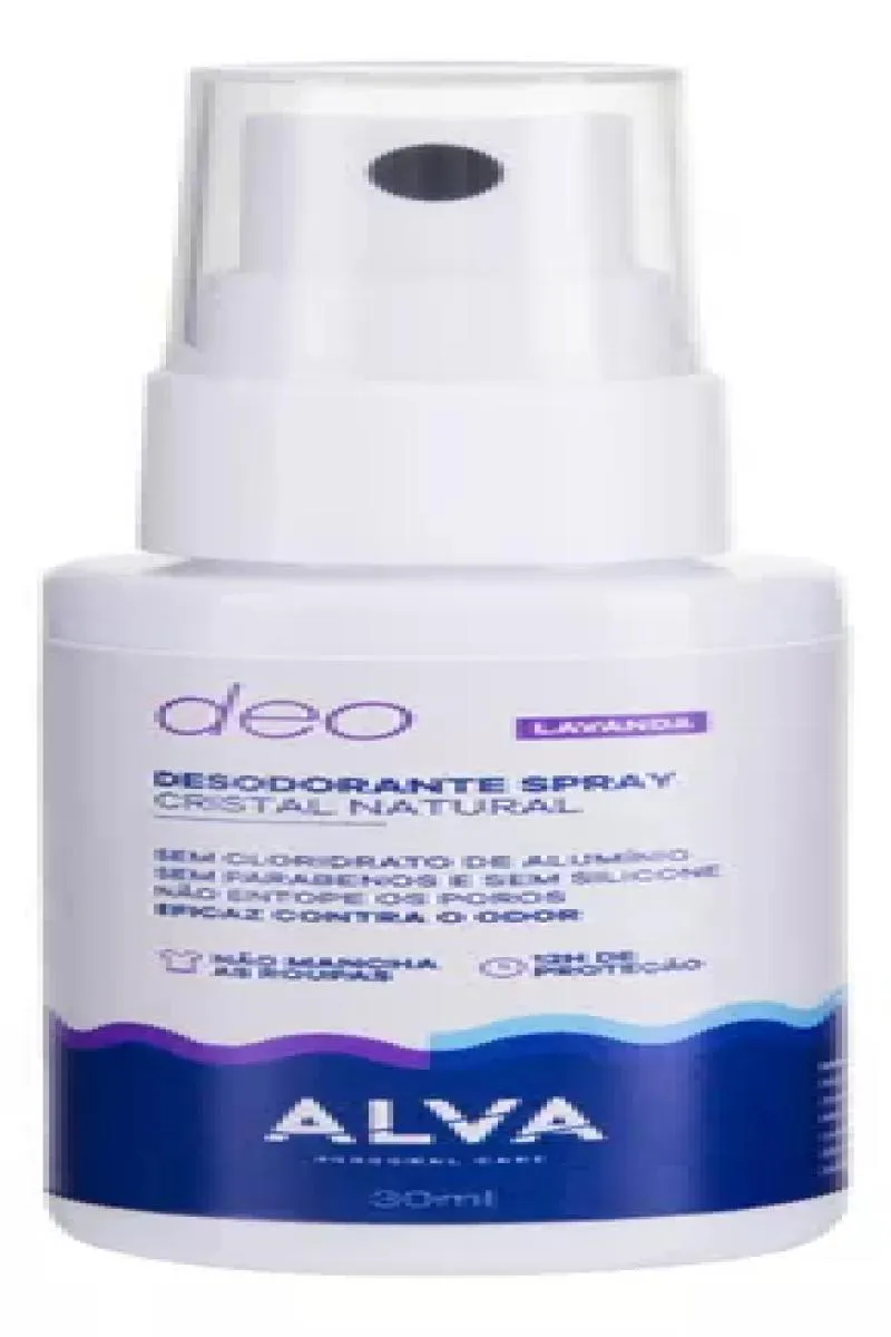 DESODORANTE NATURAL CRYSTAL SPRAY 30ML IMPORTADO ALVA