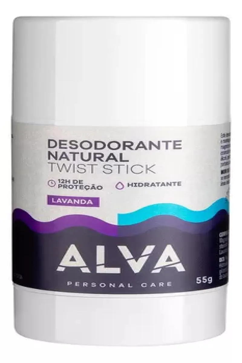 DESODORANTE NATURAL TWIST STICK LAVANDA 55ML ALVA