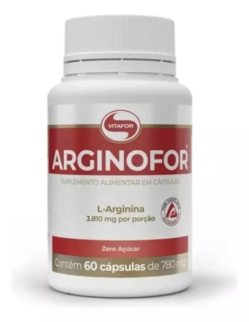 ARGINIFOR 60 CAPSULAS L ARGININA 780MG VITAFOR