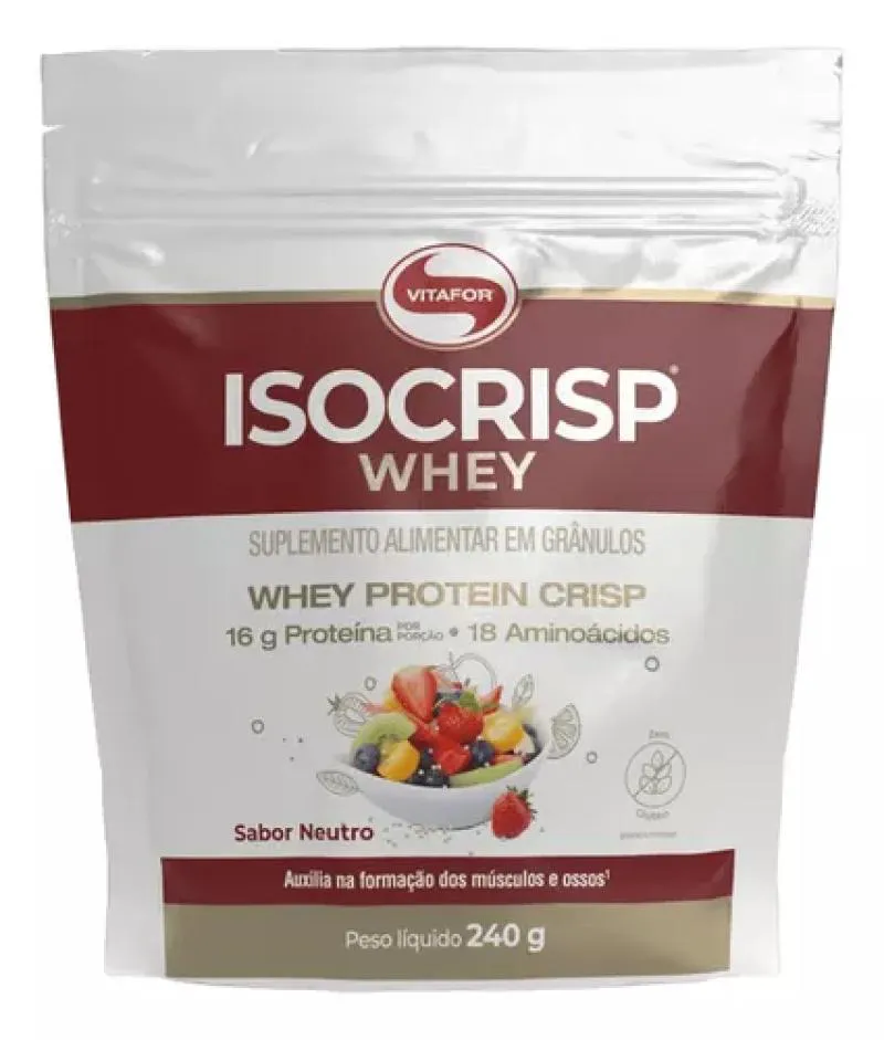 ISOCRISP PROTEíCO EM CRISP 240G VEGAN VITAFOR