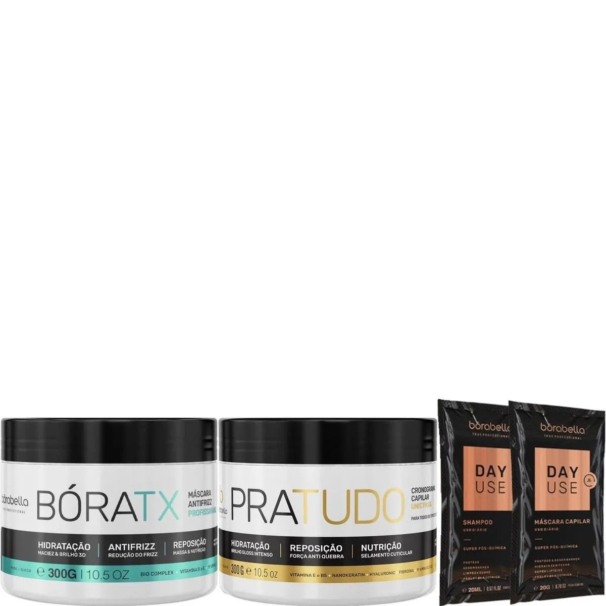 BORABELLA BóRATX ALINHAMENTO + CRONOGRAMA PRATUDO 2X300G