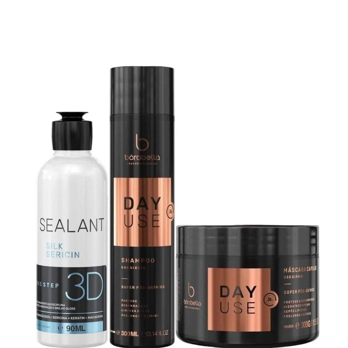 BORABELLA SELAGEM 3D 90ML + DAY USE PóS QUíMICA HOME CARE