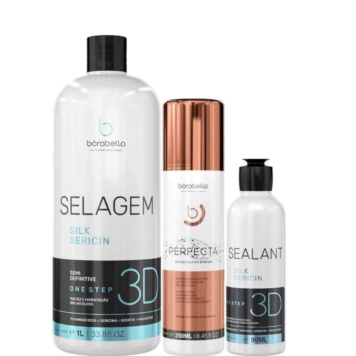BORABELLA SELAGEM 3D 1L + PERFECTA 250ML + SELAGEM 90ML