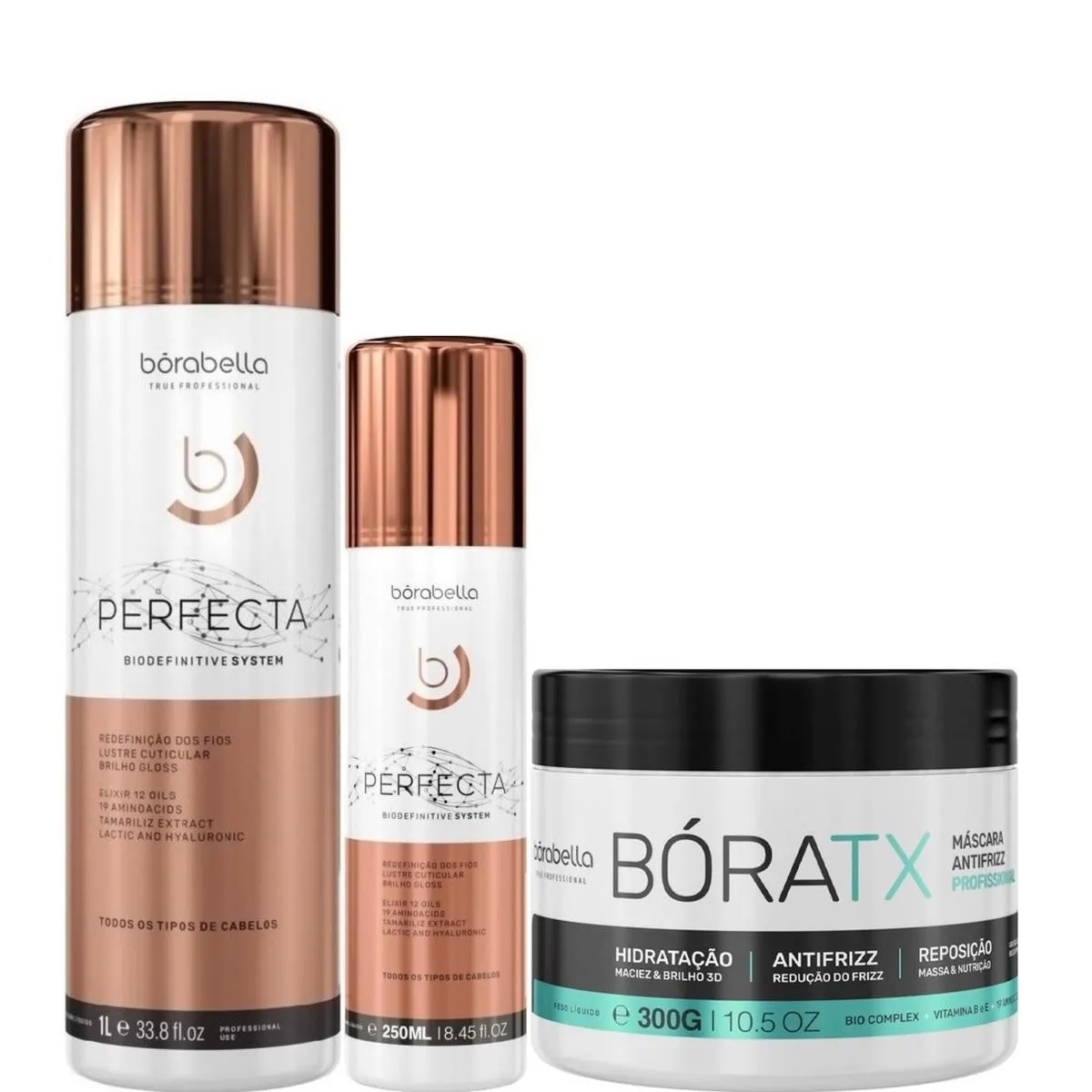 BORABELLA PERFECTA 1 LITRO + PERFECTA 250ML + BóRATX 300G