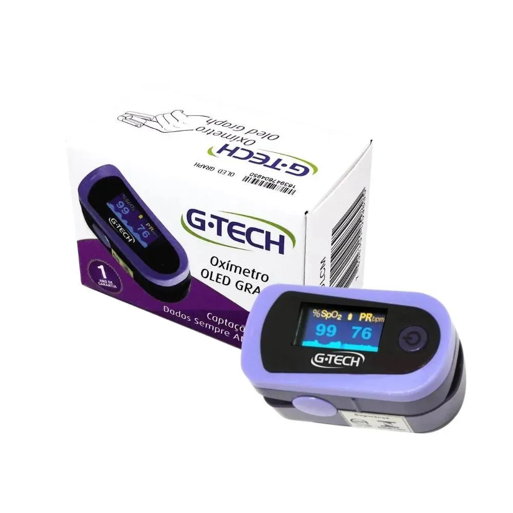 OXIMETRO DE PULSO G-TECH MODELO OLED GRAPH